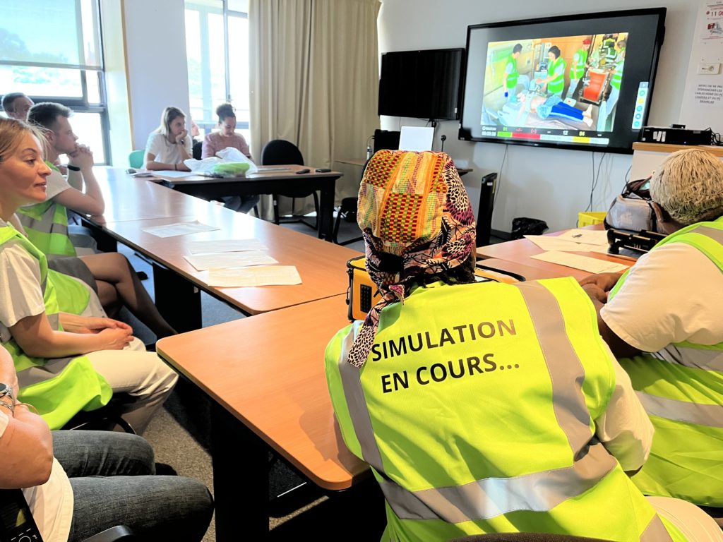 Simulation à l'IMM debriefing à chaud