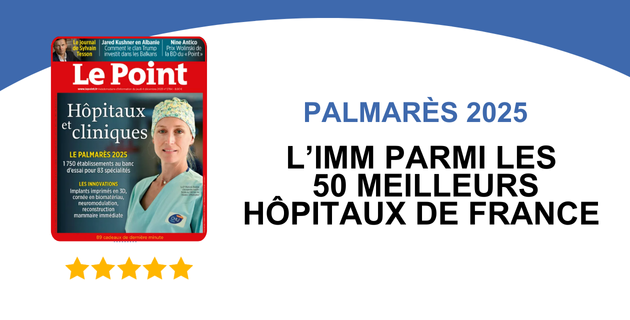 L'IMM au classement 2025 des meilleurs hôpitaux de France